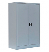Stahlschrank 530320 lichtgrau 92,5 x 42,2 x 120,0 cm, aufgebaut 