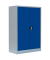 Stahlschrank 530321 enzianblau, lichtgrau 92,5 x 42,2 x 120,0 cm, aufgebaut 