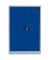 Stahlschrank 530321 enzianblau, lichtgrau 92,5 x 42,2 x 120,0 cm, aufgebaut 