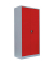 Stahlschrank 530364 feuerrot, lichtgrau 92,5 x 60,0 x 195,0 cm, aufgebaut 