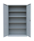Stahlschrank 530370 lichtgrau 120,0 x 42,2 x 195,0 cm, aufgebaut 