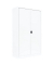 Stahlschrank 530377 signalweiß 120,0 x 42,2 x 195,0 cm, aufgebaut 