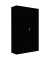 Stahlschrank 530379 tiefschwarz 120,0 x 42,2 x 195,0 cm, aufgebaut 