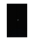 Stahlschrank 530379 tiefschwarz 120,0 x 42,2 x 195,0 cm, aufgebaut 