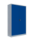 Stahlschrank 530381 enzianblau, lichtgrau 120,0 x 60,0 x 195,0 cm, aufgebaut 