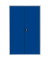 Stahlschrank 530381 enzianblau, lichtgrau 120,0 x 60,0 x 195,0 cm, aufgebaut 