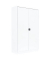 Stahlschrank 530387 signalweiß 120,0 x 60,0 x 195,0 cm, aufgebaut 