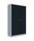 Stahlschrank 530388 anthrazit, lichtgrau 120,0 x 60,0 x 195,0 cm, aufgebaut 