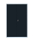 Stahlschrank 530388 anthrazit, lichtgrau 120,0 x 60,0 x 195,0 cm, aufgebaut 