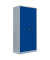 Putzmittelschrank 545541 enzianblau, lichtgrau 92,5 x 42,2 x 195,0 cm, aufgebaut 