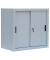 Schiebetürenschrank, 550080 lichtgrau 1 Fachboden 80,0 x 45,0 x 75,0 cm 