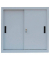 Schiebetürenschrank, 550080 lichtgrau 1 Fachboden 80,0 x 45,0 x 75,0 cm 