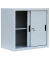 Schiebetürenschrank, 550080 lichtgrau 1 Fachboden 80,0 x 45,0 x 75,0 cm 