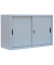 Schiebetürenschrank, 550120 lichtgrau 1 Fachboden 120,0 x 45,0 x 75,0 cm 