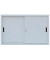 Schiebetürenschrank, 550120 lichtgrau 1 Fachboden 120,0 x 45,0 x 75,0 cm 