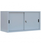 Schiebetürenschrank, 550130 lichtgrau 1 Fachboden 160,0 x 45,0 x 75,0 cm 
