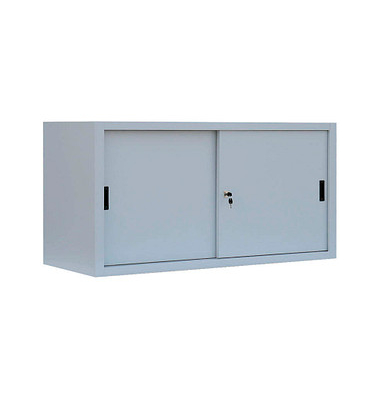 Schiebetürenschrank, 550130 lichtgrau 1 Fachboden 160,0 x 45,0 x 75,0 cm 