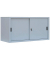 Schiebetürenschrank, 550130 lichtgrau 1 Fachboden 160,0 x 45,0 x 75,0 cm 