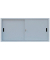 Schiebetürenschrank, 550130 lichtgrau 1 Fachboden 160,0 x 45,0 x 75,0 cm 