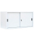 Schiebetürenschrank, 550137 signalweiß 1 Fachboden 160,0 x 45,0 x 75,0 cm 