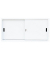 Schiebetürenschrank, 550137 signalweiß 1 Fachboden 160,0 x 45,0 x 75,0 cm 