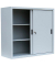 Schiebetürenschrank, 550140 lichtgrau 2 Fachböden 120,0 x 45,0 x 109,0 cm 