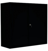 Schiebetürenschrank, 550149 tiefschwarz 2 Fachböden 120,0 x 45,0 x 109,0 cm 