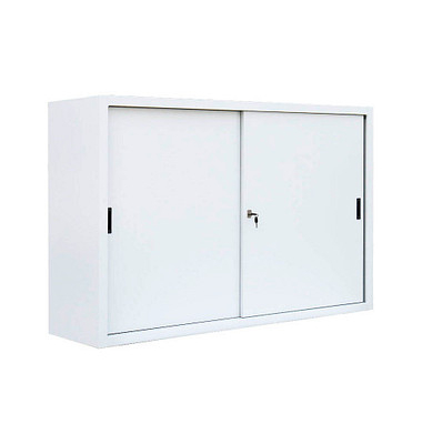 Schiebetürenschrank, 550157 signalweiß 2 Fachböden 160,0 x 45,0 x 109,0 cm 