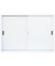 Schiebetürenschrank, 550157 signalweiß 2 Fachböden 160,0 x 45,0 x 109,0 cm 