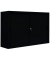 Schiebetürenschrank, 550159 tiefschwarz 2 Fachböden 160,0 x 45,0 x 109,0 cm 