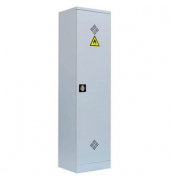 Umweltschrank 566240 lichtgrau 50,0 x 42,2 x 195,0 cm, aufgebaut 