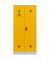 Umweltschrank 566256 rapsgelb, lichtgrau 91,6 x 42,2 x 195,0 cm, aufgebaut 