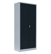 Putzmittelschrank 545528 anthrazit, lichtgrau 80,0 x 38,3 x 180,0 cm, aufgebaut 