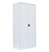 Putzmittelschrank 545547 signalweiß 92,5 x 42,2 x 195,0 cm, aufgebaut 