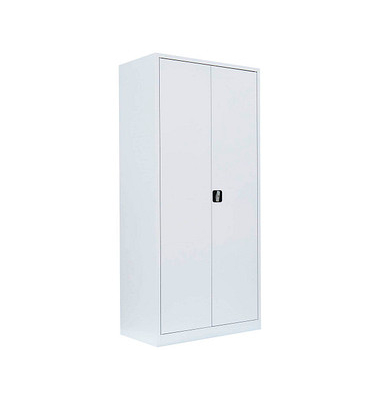 Putzmittelschrank 545547 signalweiß 92,5 x 42,2 x 195,0 cm, aufgebaut 