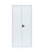 Putzmittelschrank 545547 signalweiß 92,5 x 42,2 x 195,0 cm, aufgebaut 