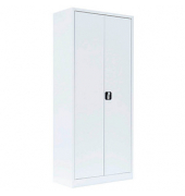Putzmittelschrank 545527 signalweiß 80,0 x 38,3 x 180,0 cm, aufgebaut 