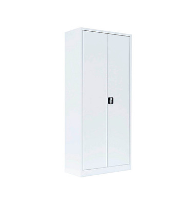 Putzmittelschrank 545527 signalweiß 80,0 x 38,3 x 180,0 cm, aufgebaut 