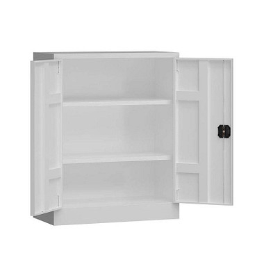 Stahlschrank ClassiX X-530317 signalweiß 80,0 x 38,0 x 100,0 cm, aufgebaut 