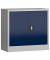 Stahlschrank ClassiX X-530301 enzianblau, lichtgrau 80,0 x 38,0 x 75,0 cm, aufgebaut 