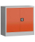 Stahlschrank ClassiX X-530304 feuerrot, lichtgrau 80,0 x 38,0 x 75,0 cm, aufgebaut 