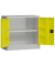 Stahlschrank ClassiX X-530306 zinkgelb, lichtgrau 80,0 x 38,0 x 75,0 cm, aufgebaut 