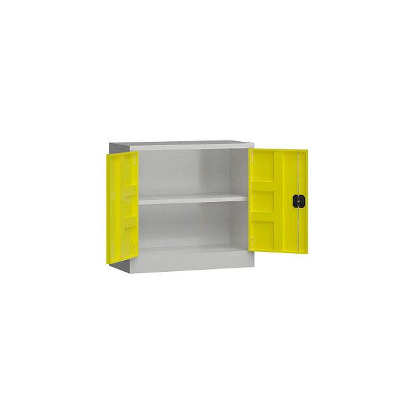 4061815550377 - Stahlschrank ClassiX X-530306 zinkgelb lichtgrau 800 x 380 x 750 cm aufgebaut 4061815550377 LÜLLMANN 4061815550377 - Stahlschrank ClassiX X-530306 zinkgelb lichtgrau 800 x 380 x 750 cm aufgebaut 4061815550377 LÜLLMANN