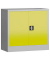 Stahlschrank ClassiX X-530306 zinkgelb, lichtgrau 80,0 x 38,0 x 75,0 cm, aufgebaut 