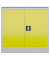 Stahlschrank ClassiX X-530306 zinkgelb, lichtgrau 80,0 x 38,0 x 75,0 cm, aufgebaut 