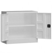 Stahlschrank ClassiX X-530307 signalweiß 80,0 x 38,0 x 75,0 cm, aufgebaut 