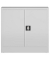 Stahlschrank ClassiX X-530307 signalweiß 80,0 x 38,0 x 75,0 cm, aufgebaut 