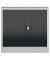 Stahlschrank ClassiX X-530308 anthrazit, lichtgrau 80,0 x 38,0 x 75,0 cm, aufgebaut 