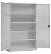 Stahlschrank ClassiXXL X-530380 lichtgrau 120,0 x 60,0 x 194,5 cm, aufgebaut 