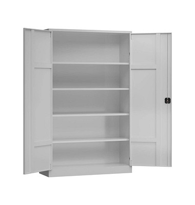 Stahlschrank ClassiXXL X-530380 lichtgrau 120,0 x 60,0 x 194,5 cm, aufgebaut 